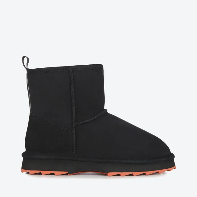 EMU Australia Women's Sharky Mini Water Resistant Sheepskin Boots - Black/Crimson