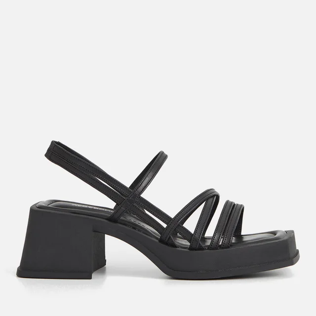 Vagabond Hennie Strappy Leather Block Heeled Sandals