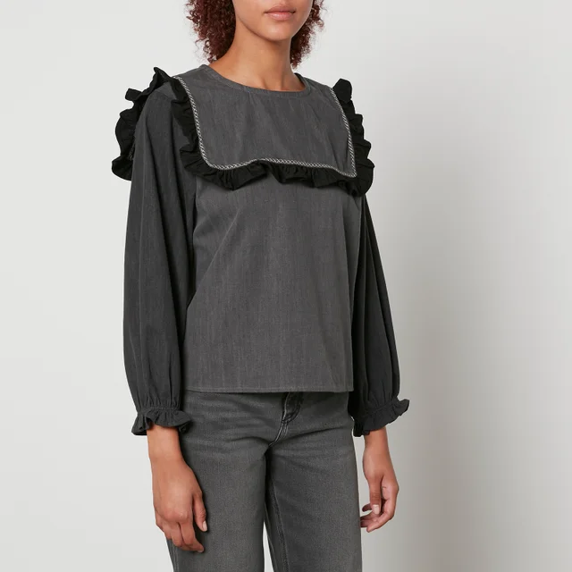 Seventy + Mochi Nina Organic Cotton-Twill Blouse