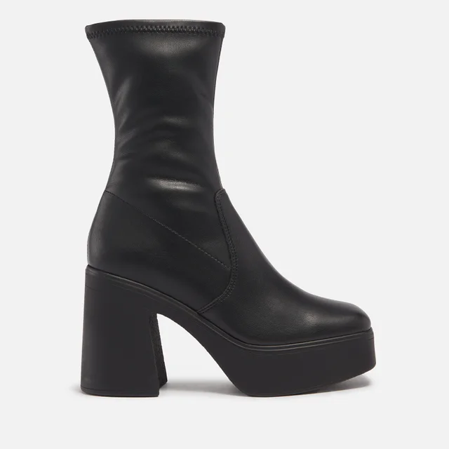 Steve Madden Women's Low Phoenix Faux Leather Platform Boots