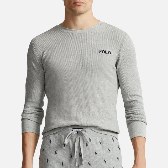 Polo Ralph Lauren Cotton-Blend Waffle-Jersey Long Sleeve T-Shirt