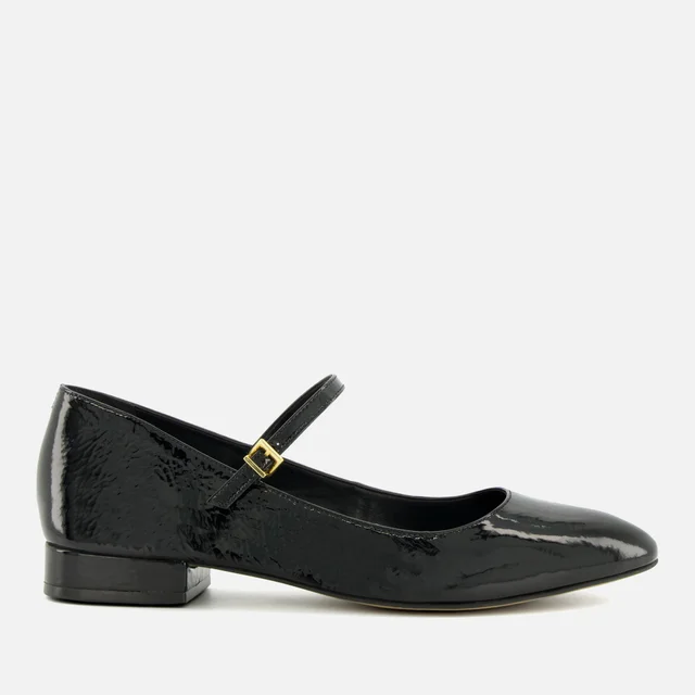 Dune London Women's Hipplie Patent-Leather Mary Jane Flats