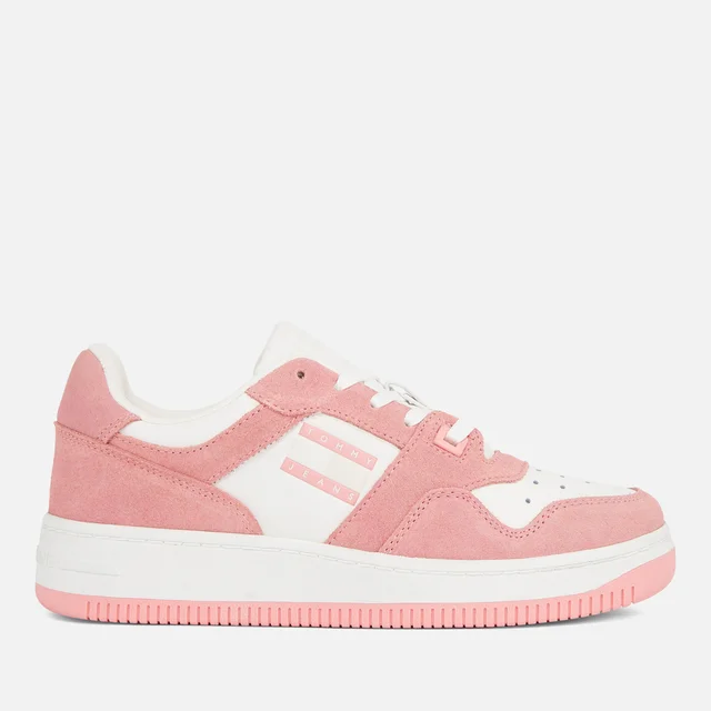 Tommy Jeans Women's Leather Suede Basketball Trainers