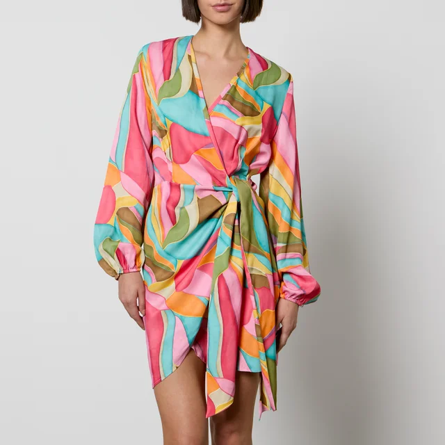 Never Fully Dressed Vienna Printed ECOVERO™ Mini Dress