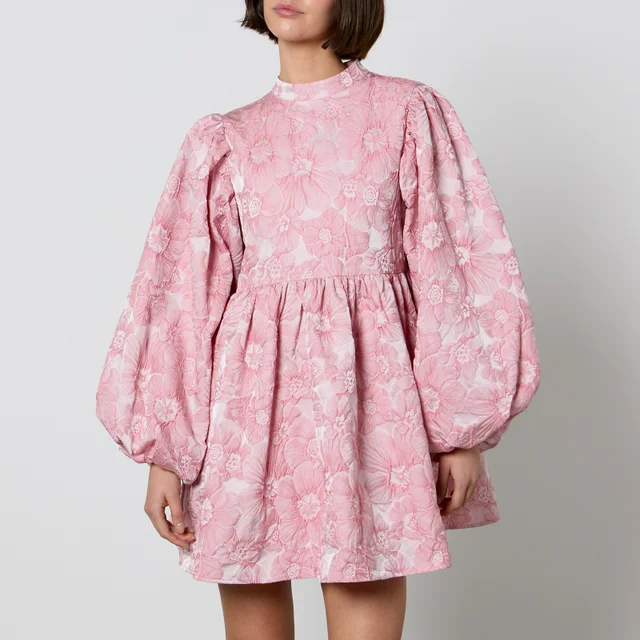 Sister Jane Dream Collectors Floral-Jacquard Mini Dress
