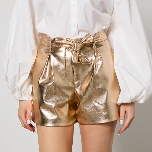 Never Fully Dressed Vegan Leather Shorts
