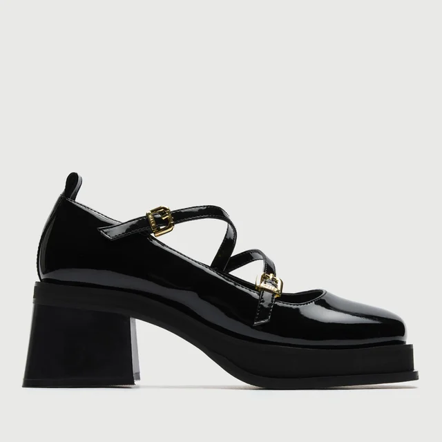Walk London Women's Lily Patent Mary Jane Heels