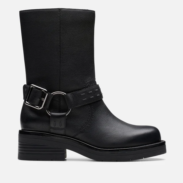 Clarks Women's Rebelle Up Leather Biker Boots
