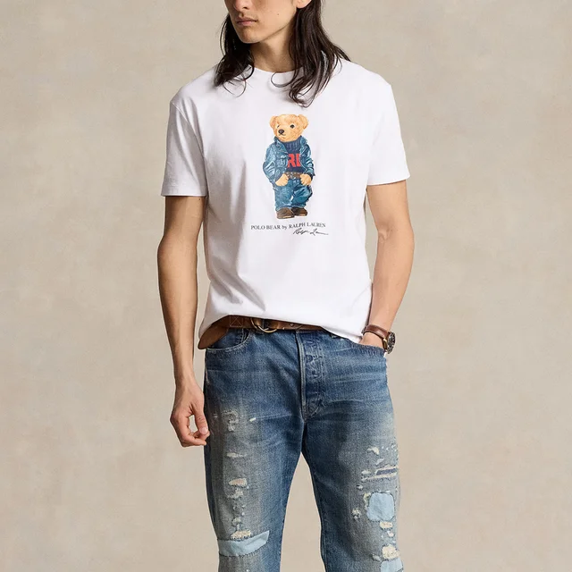 Polo Ralph Lauren Classic Denim Bear Cotton-Jersey T-Shirt