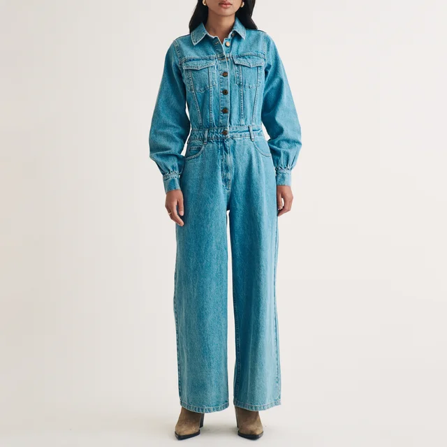 Nobody's Child Dublin Organic Denim Jumpsuit