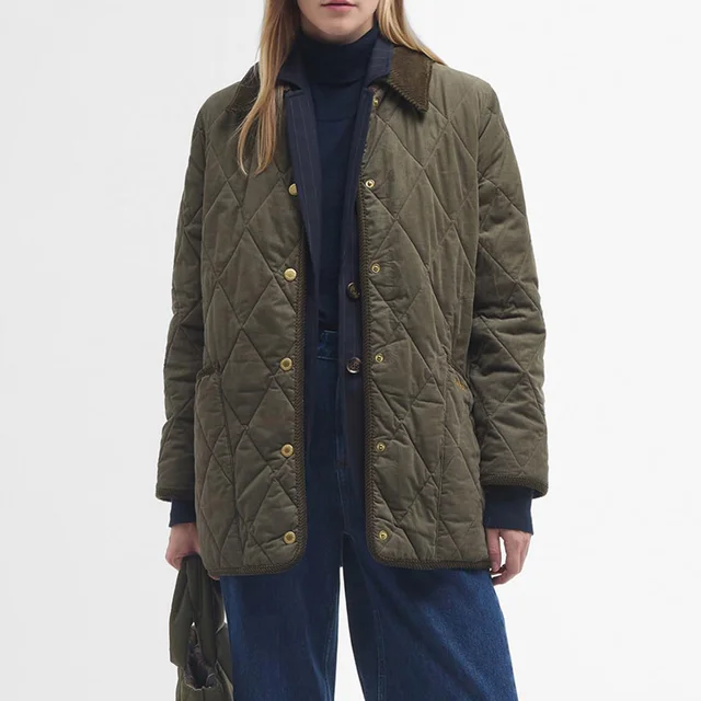 Barbour Cornelia Quilted Cotton-Corduroy Jacket