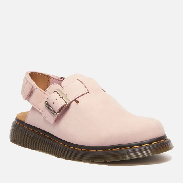 Dr. Martens Women's Jorge II Nubuck Mules - Powder Pink