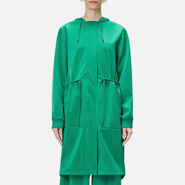 Rains String W Matte-Shell Parka Coat
